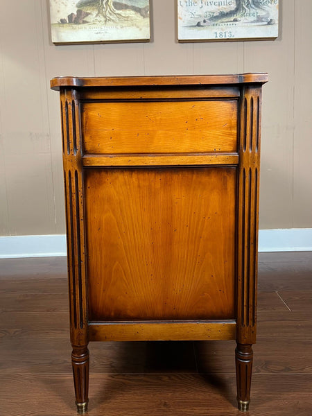 Antique French Commode Chest of Drawers Louis XVI Mahogany Brass c1930