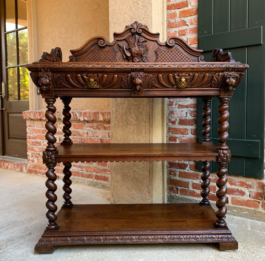 19th Century Gothic Revival Buffet ~ Credenza ~ Sideboard